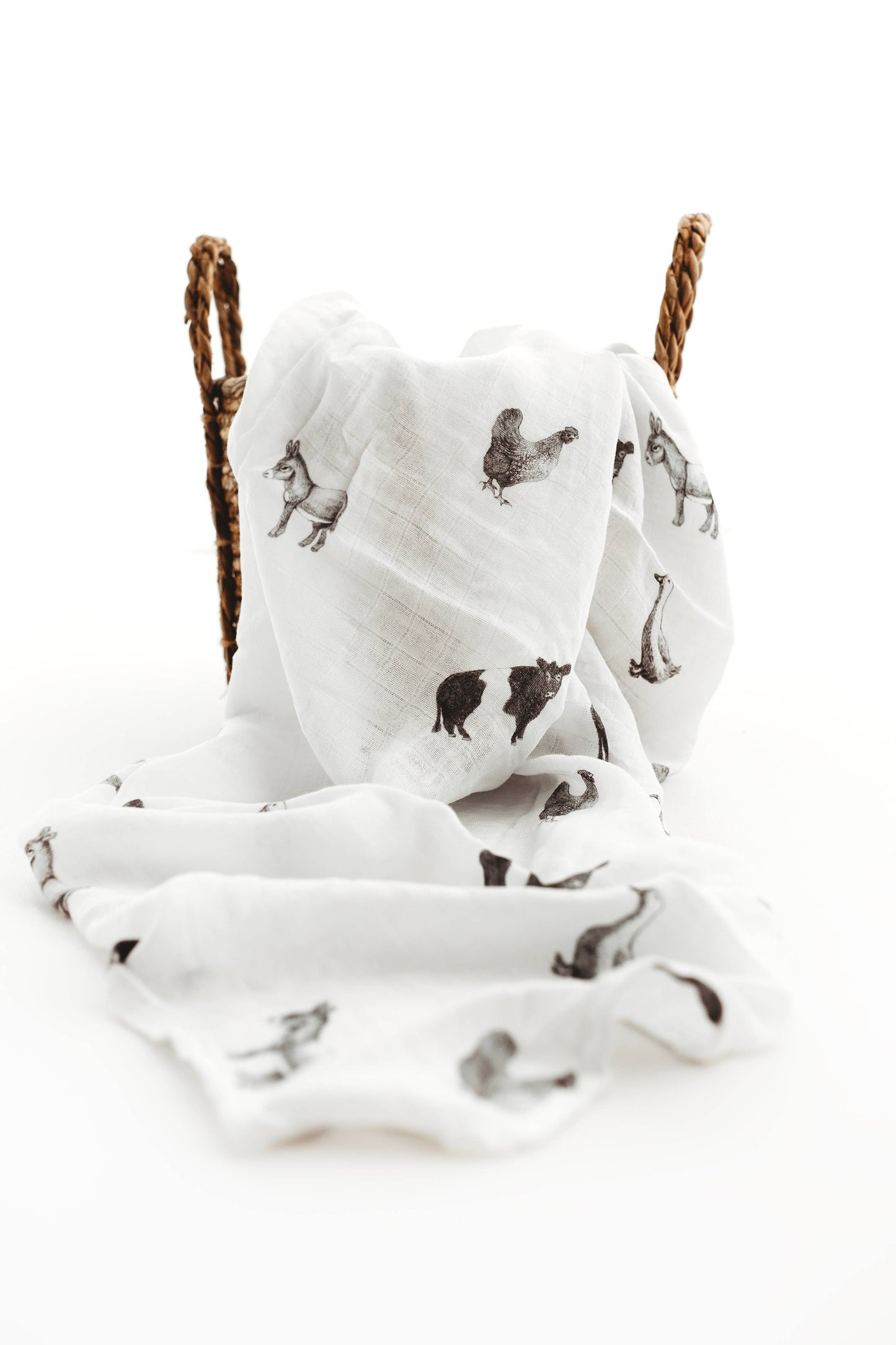 Farm yard friends Muslin Blanket