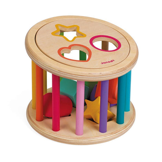 Wood - Shape Sorter Drum