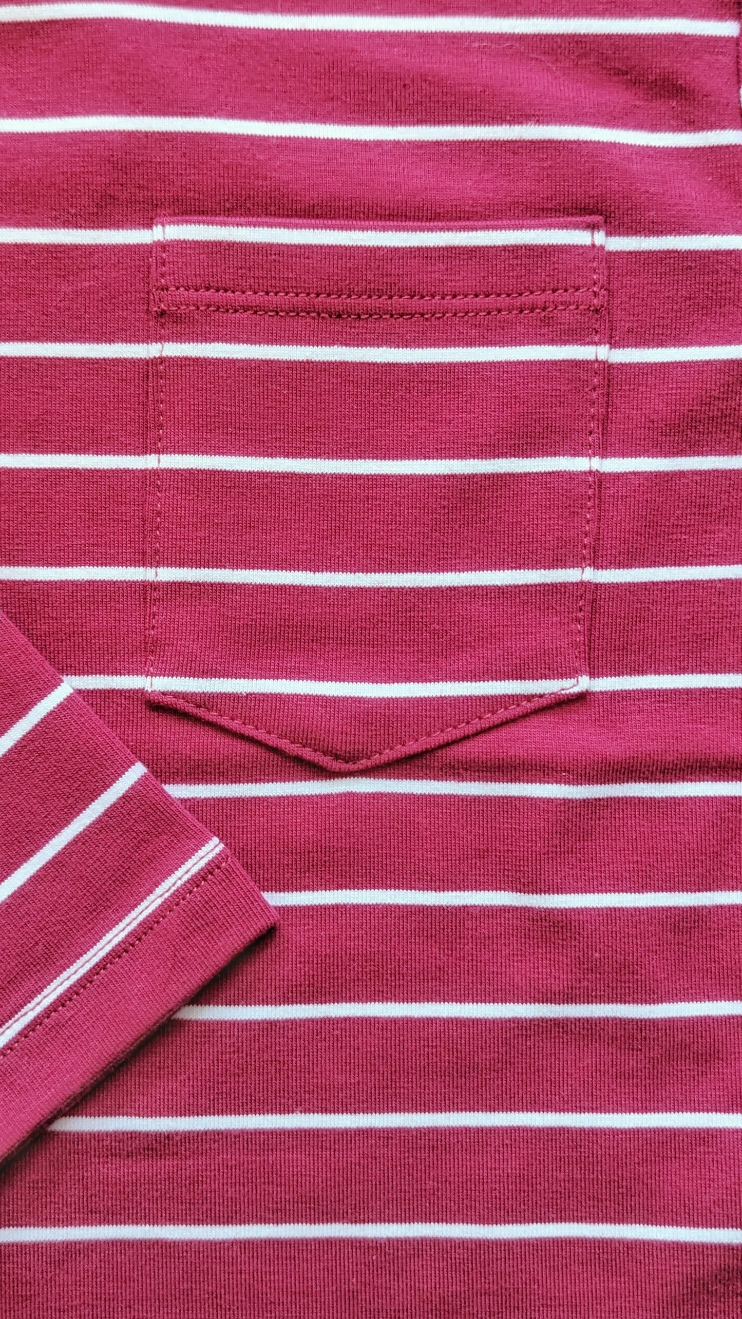 Long Sleeve Striped Top - Redberry