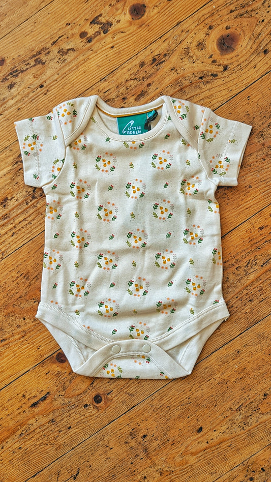 *SALE* Quince Flowers Organic Baby Bodysuit