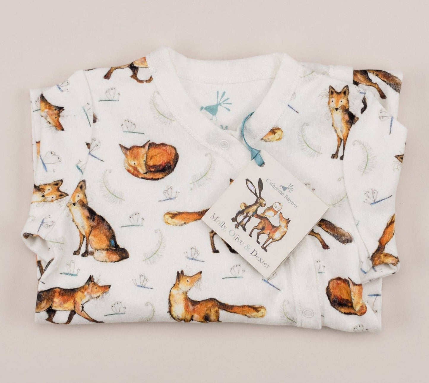 *SALE*Dexter Fox Print Babygrow