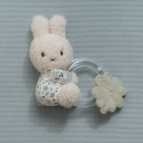 Little Dutch x Miffy Ring Rattle - Lucky Leaves