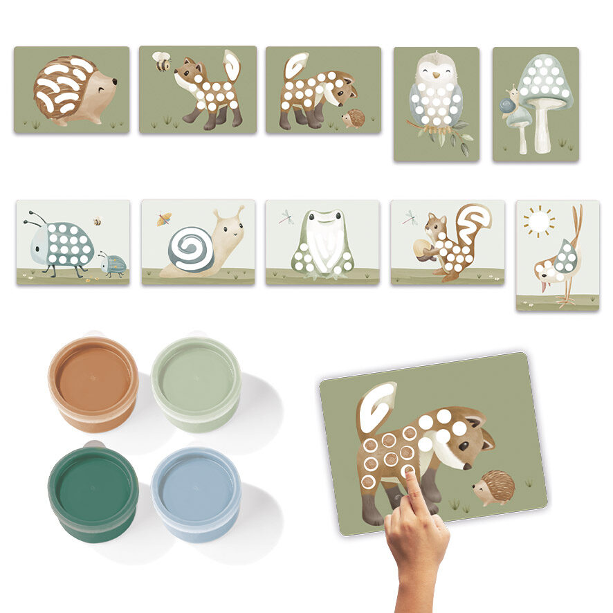 Forest Friends - Finger Painting