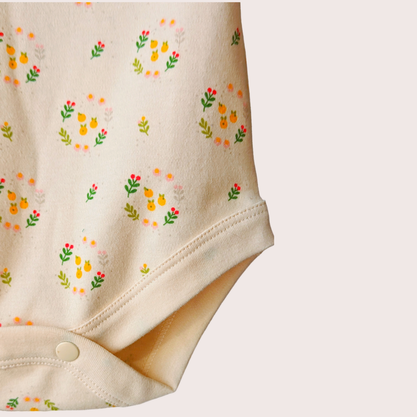 *SALE* Quince Flowers Organic Baby Bodysuit