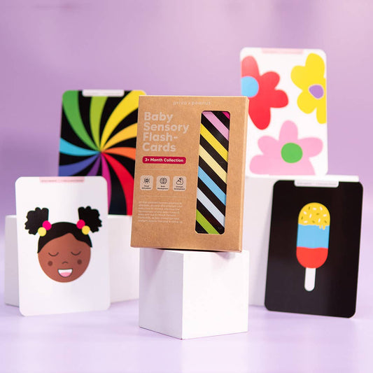 Colour Baby Sensory Flash Cards (3+ Months) - Sensory Toy