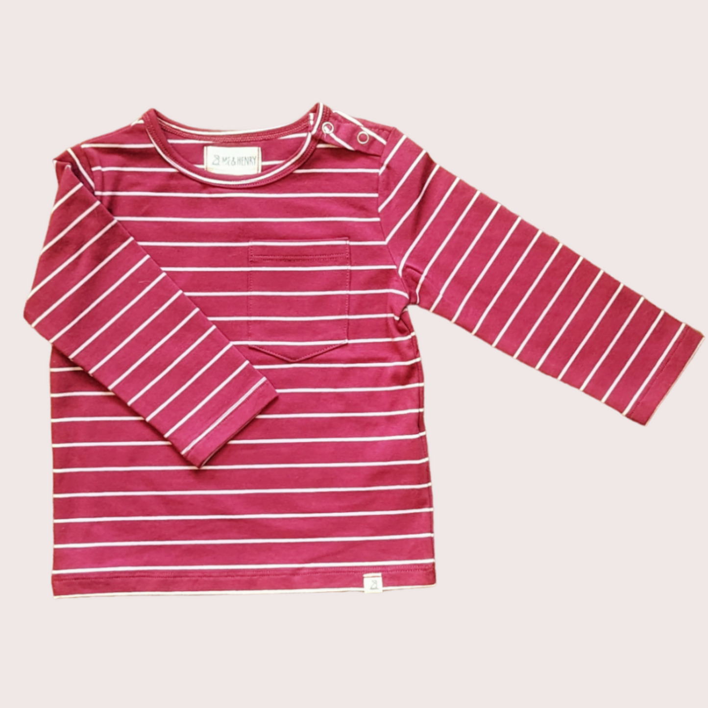 Long Sleeve Striped Top - Redberry