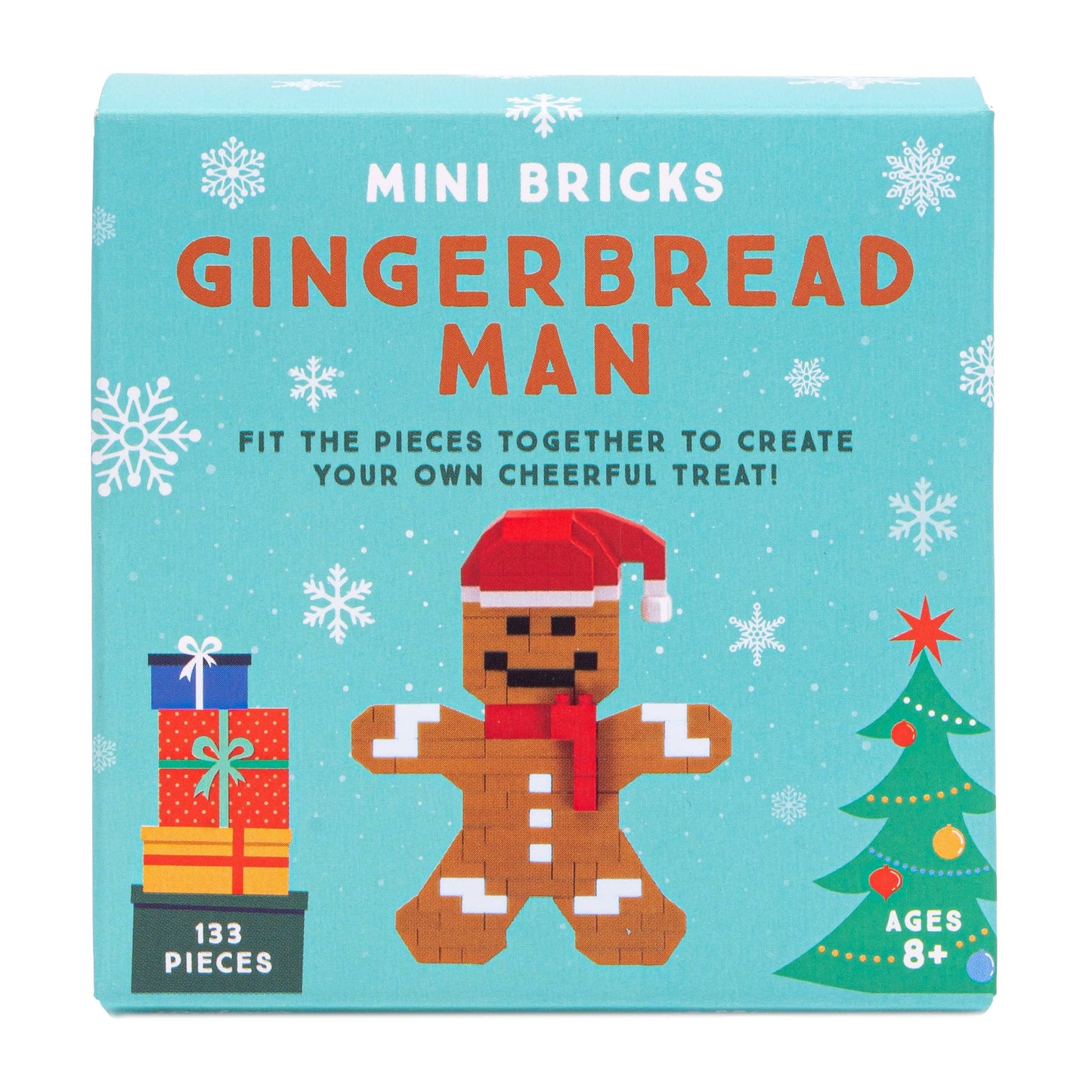 Festive Mini Bricks (Xmas Tree & Gingerbread Man)-Mixed Pack