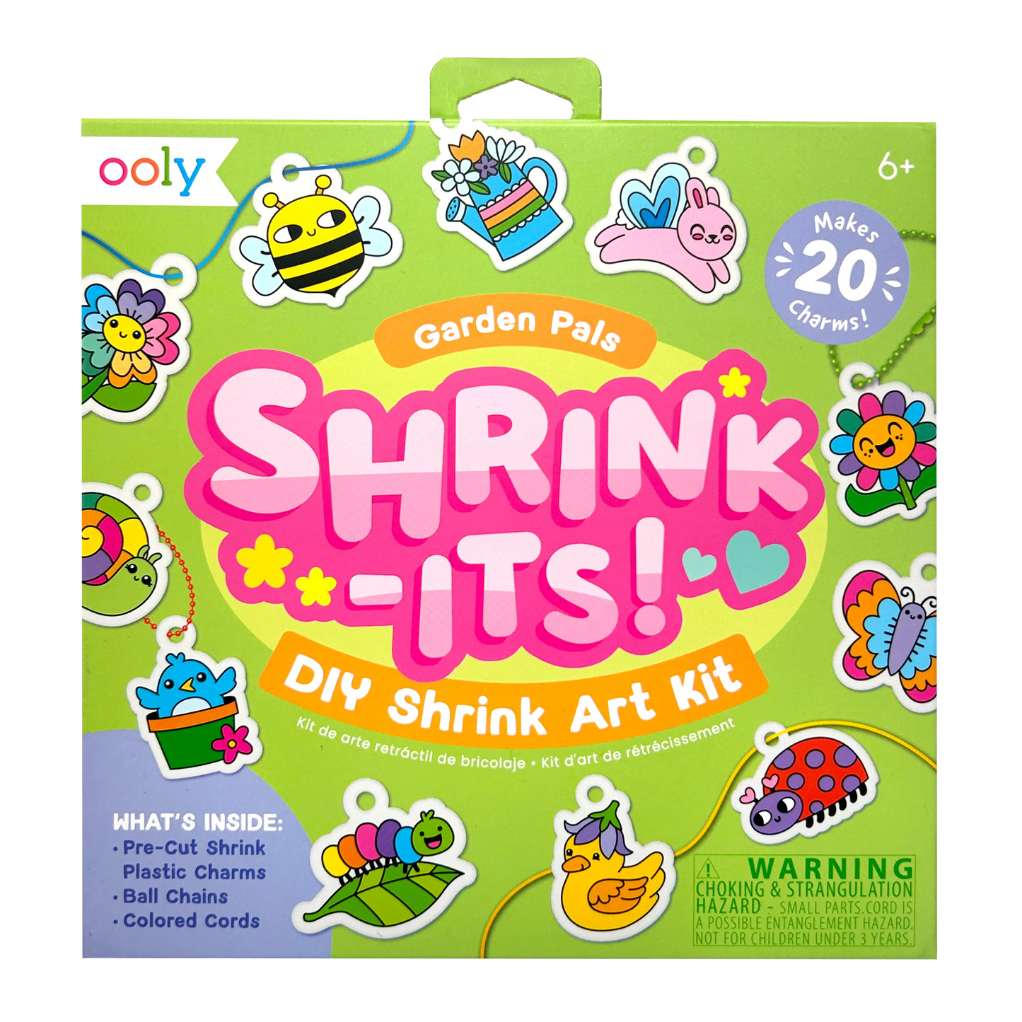 Ooly Shrink-Its!: D.I.Y. Shrink Art Kit - Garden Pals