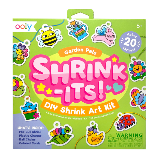 Ooly Shrink-Its!: D.I.Y. Shrink Art Kit - Garden Pals