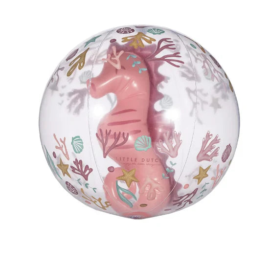 3D Beach ball - Ocean Dreams Pink