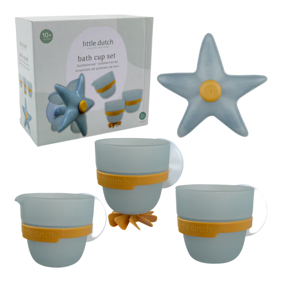 Little Dutch Bath Play Cups Starfish