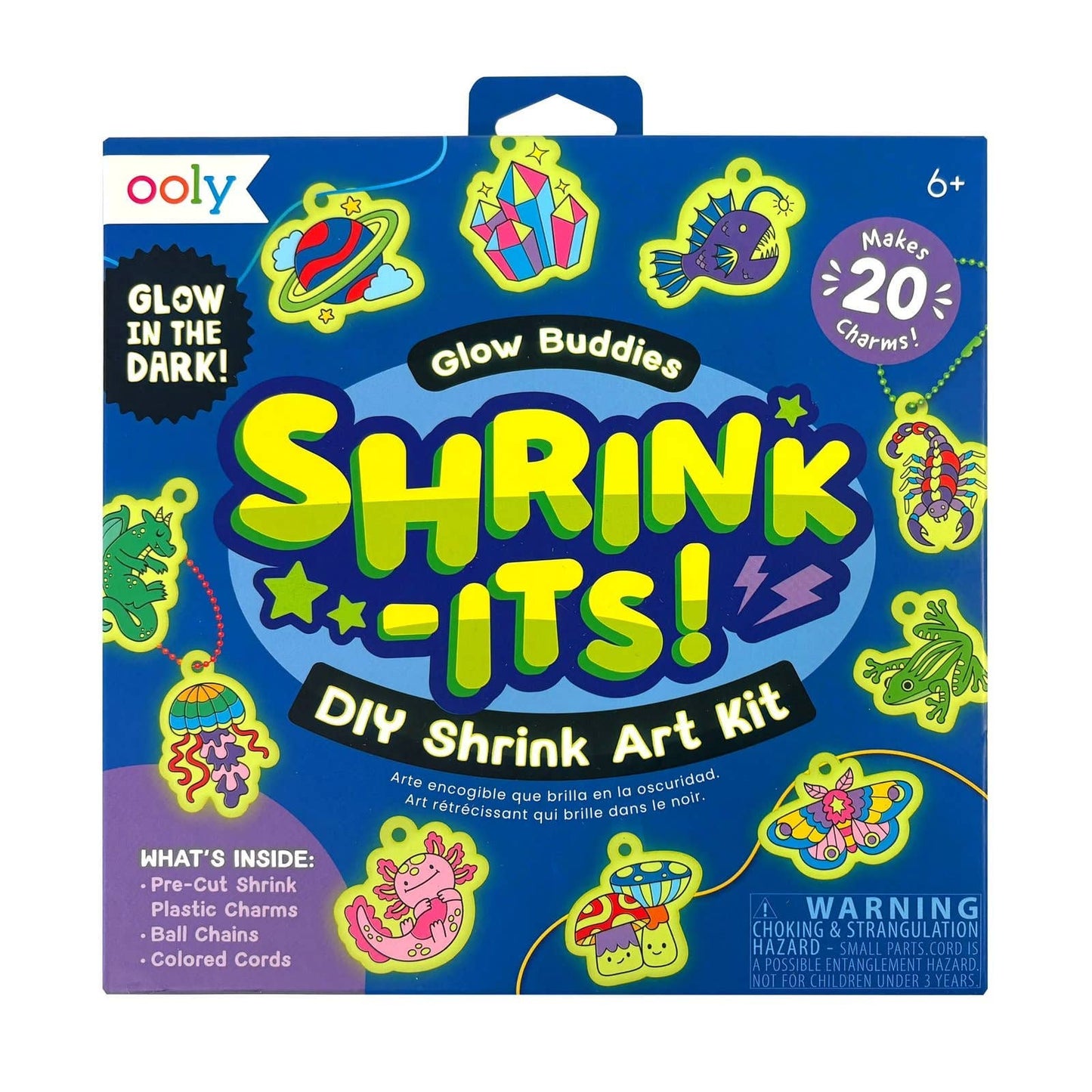 Ooly Shrink-It's DIY Shrink Art Kit-Glow Buddies