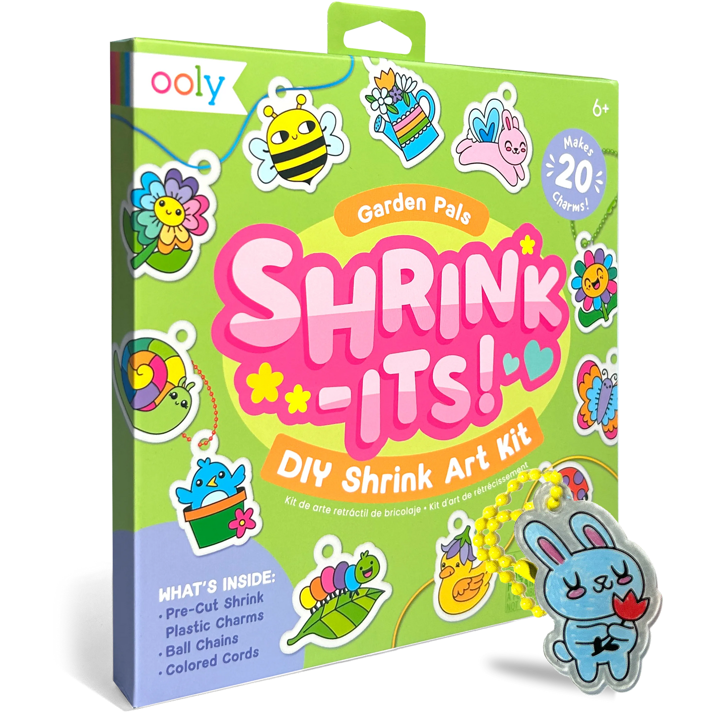 Ooly Shrink-Its!: D.I.Y. Shrink Art Kit - Garden Pals