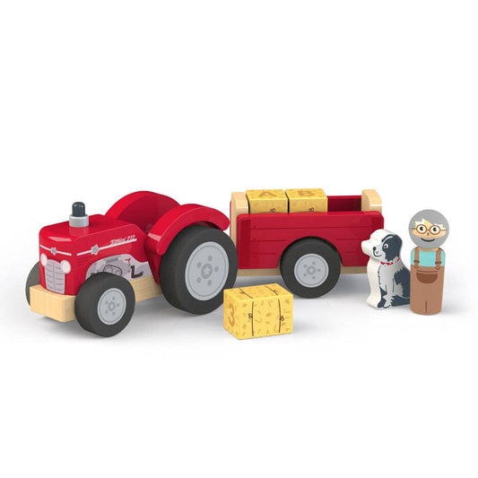 JUMINI Farm - Tractor and Trailer (with bales)