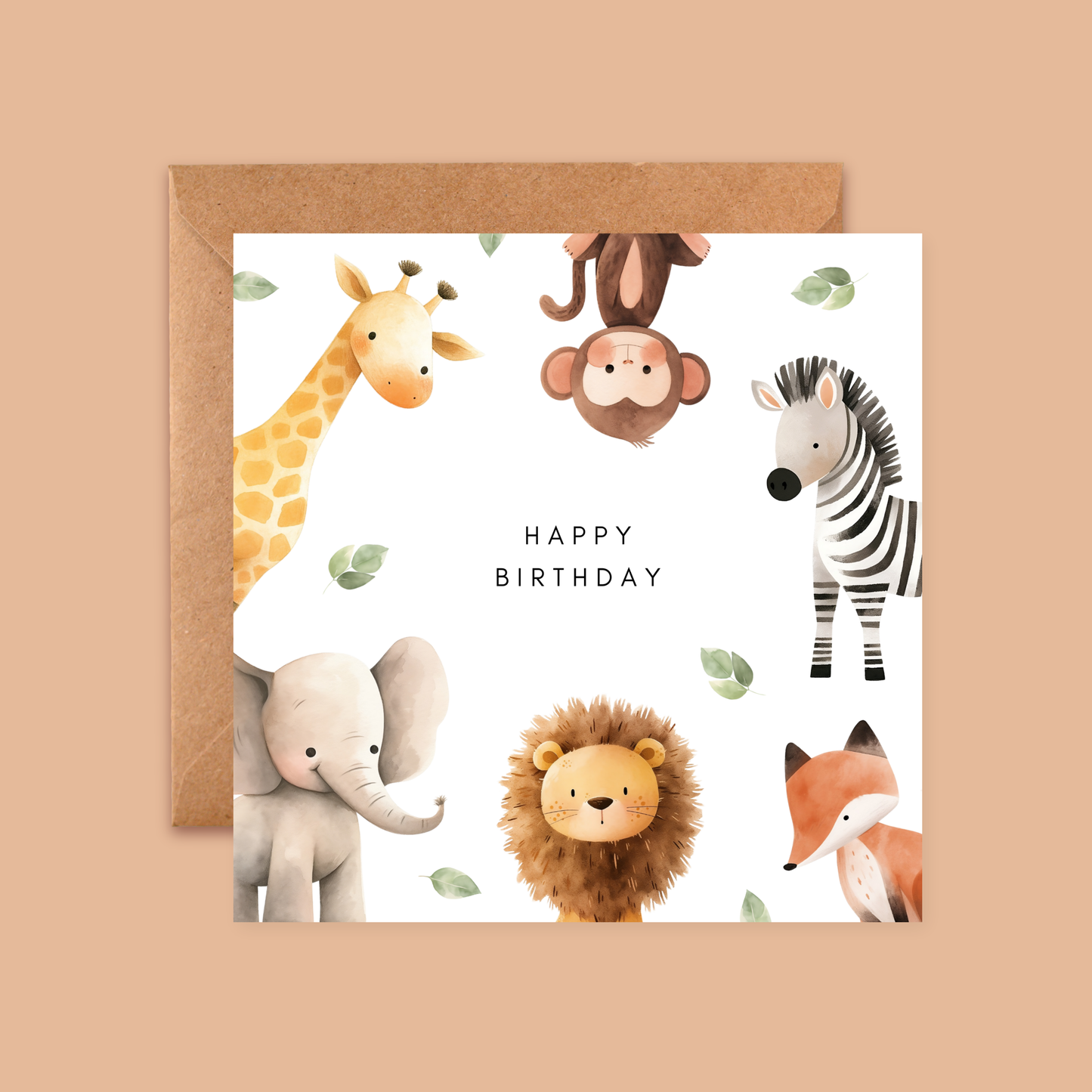 Children's Birthday Card | Safari Baby Cards
