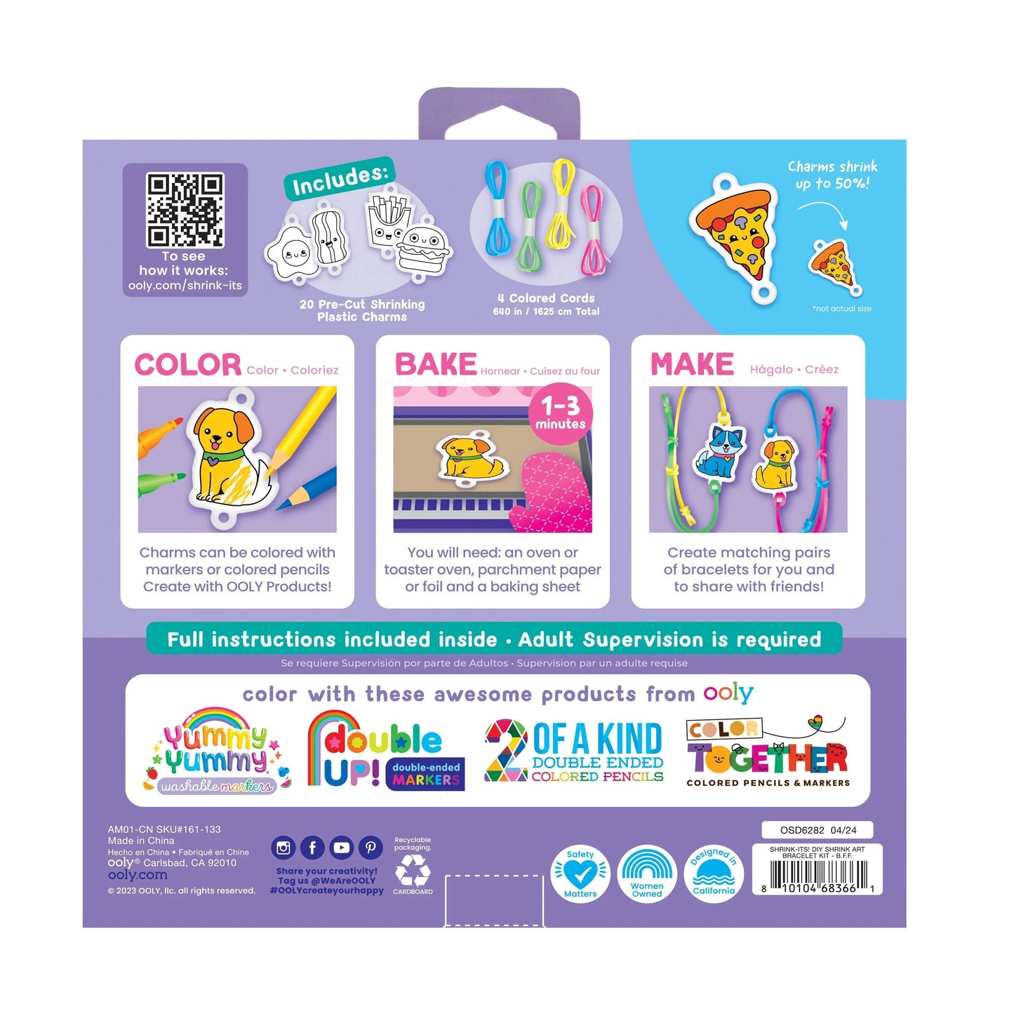 Ooly Shrink-Its!: D.I.Y. Shrink Art Bracelet Kit - B.F.F.