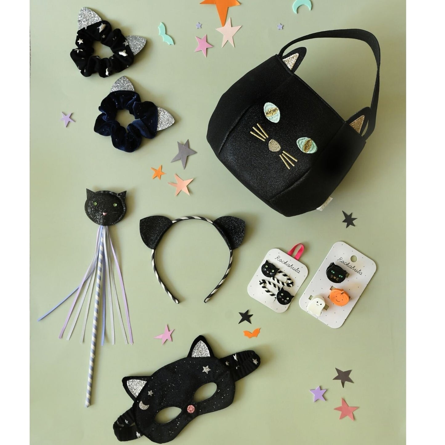 Stripy Cat Clips