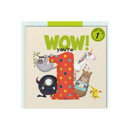 Wow! You're 1 - Birthday Card - Book