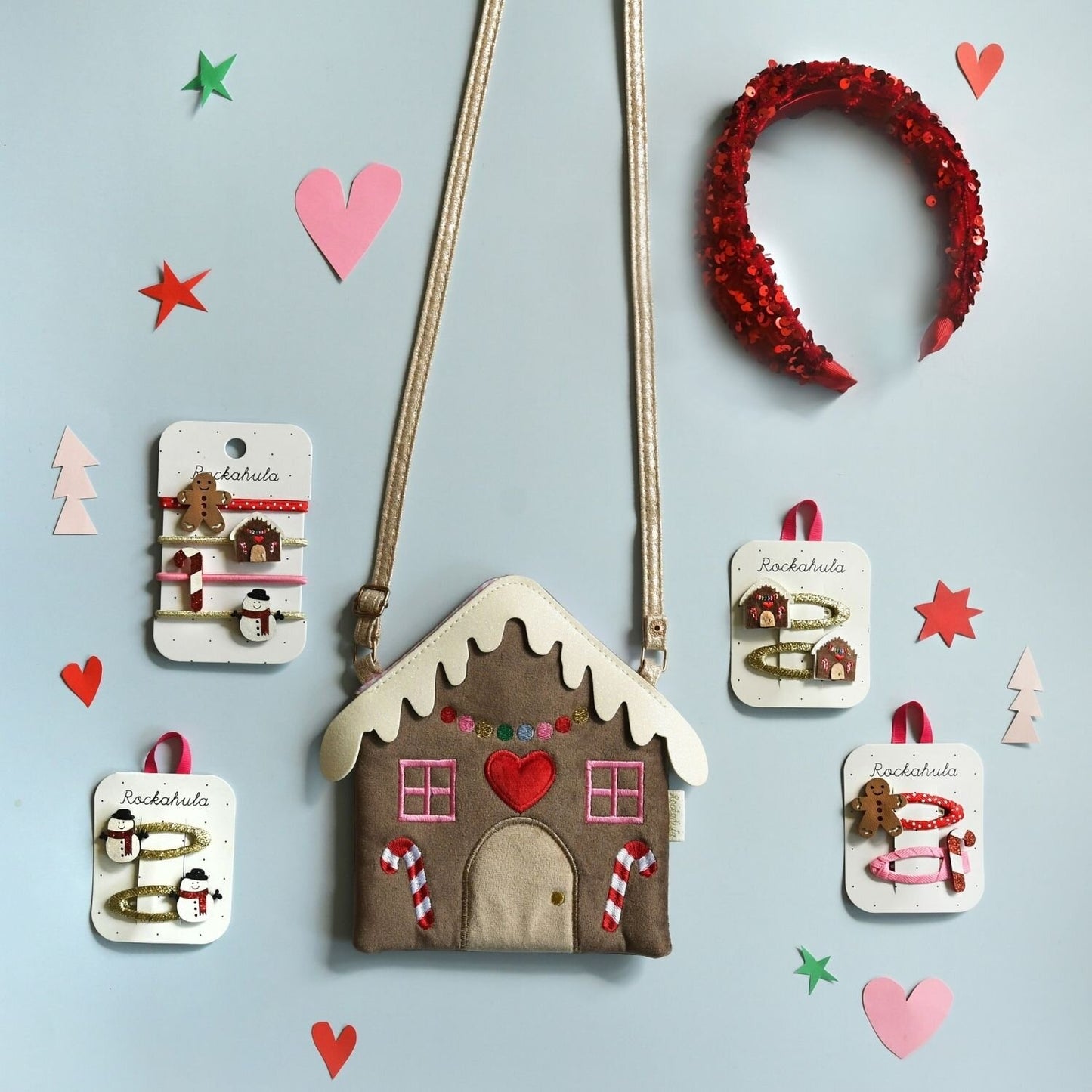 Snowman Glitter Clips
