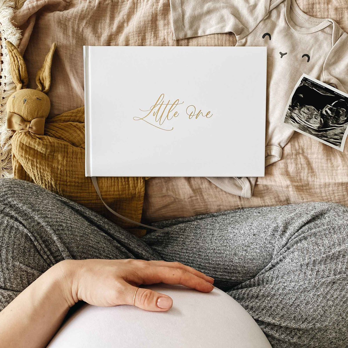 White (Baby Journal) - gift for new parents baby shower book