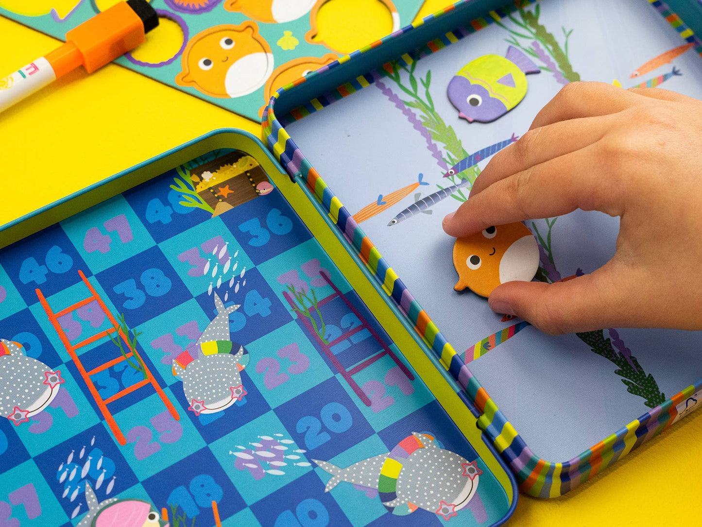 Magnetic Fun & Games Tin - Ocean
