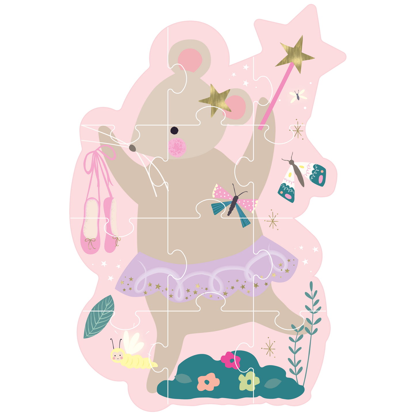 Enchanted 12pc Shaped Puzzle