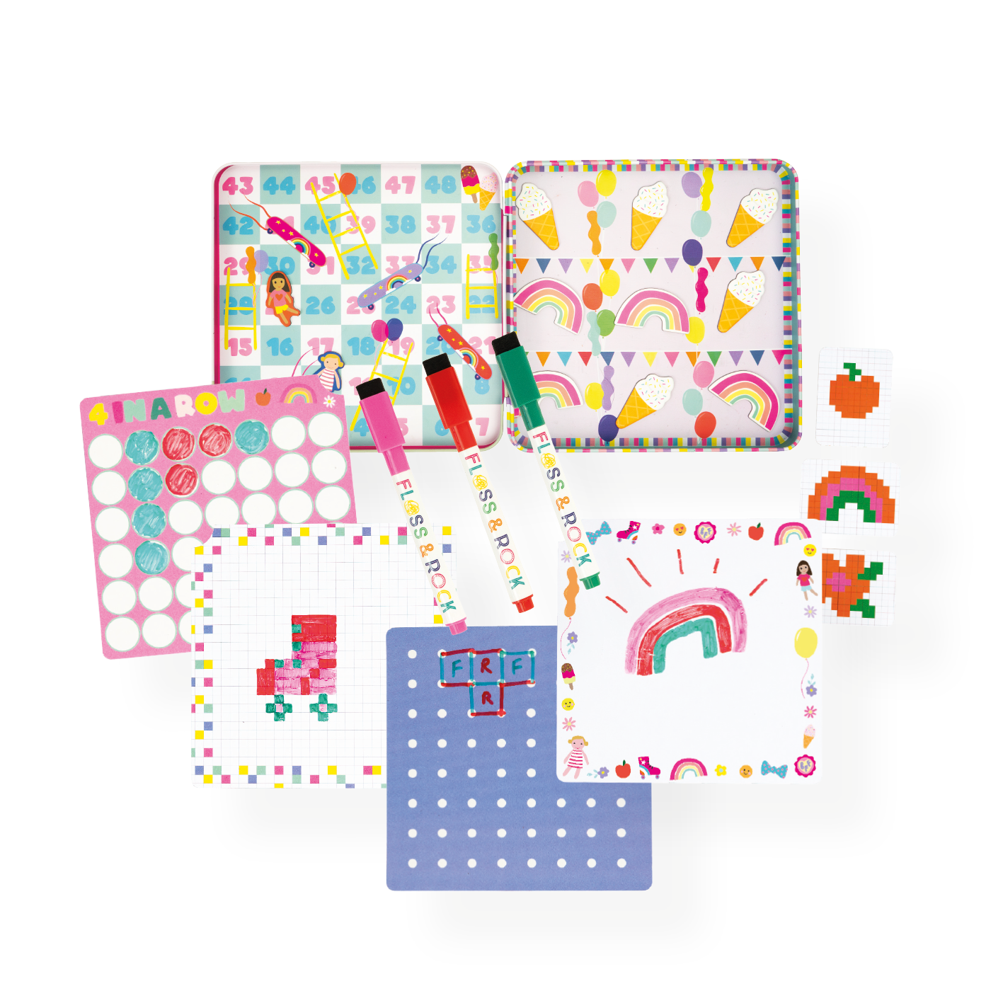 Magnetic Fun & Games Tin - Best Friends