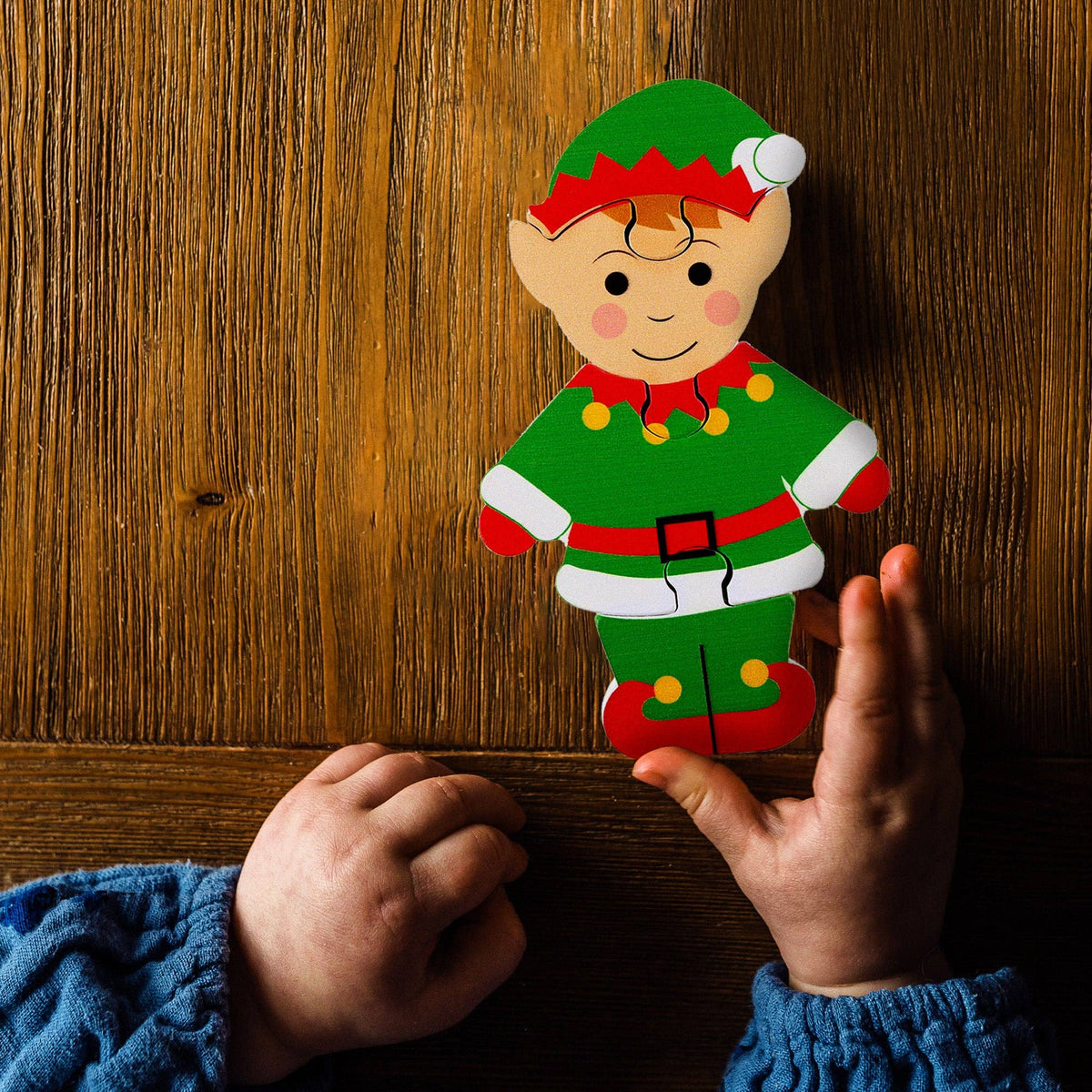 NEW! Elf Wooden Puzzle