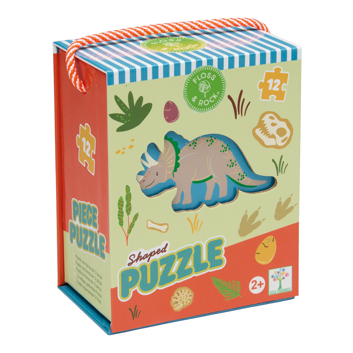 Dino 12pc Shaped Puzzle