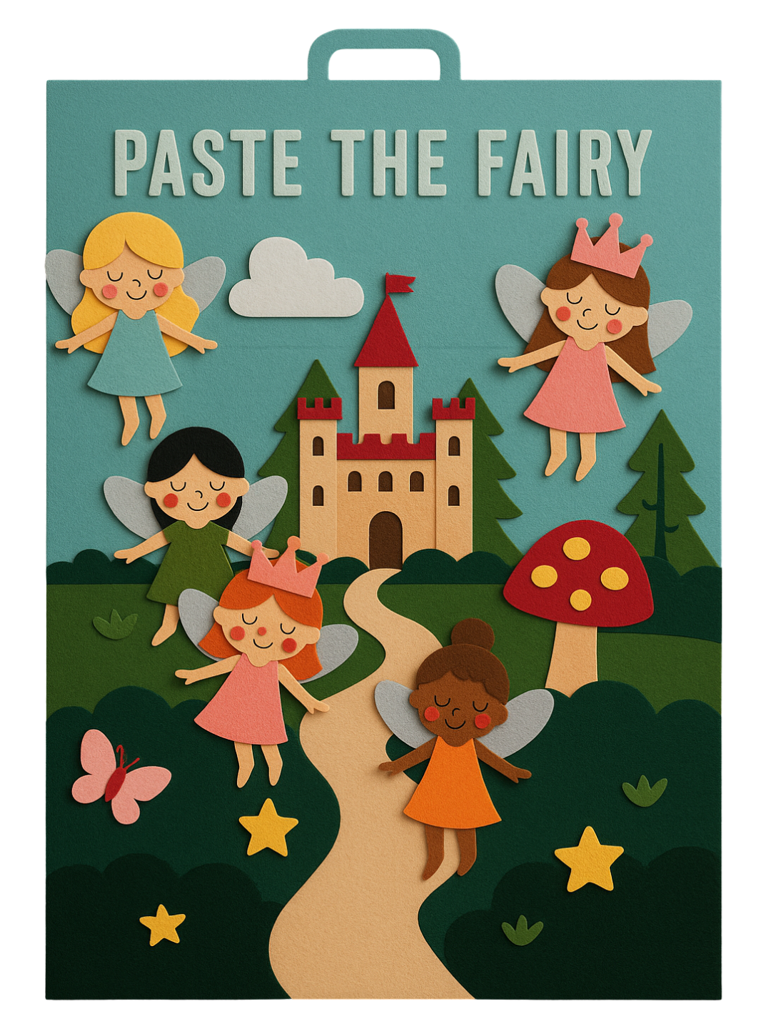 Back In stock: Paste the Fairy Felt Play Board