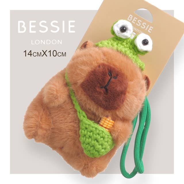 PLASH CAPYBARA FROG BAG CHARM
