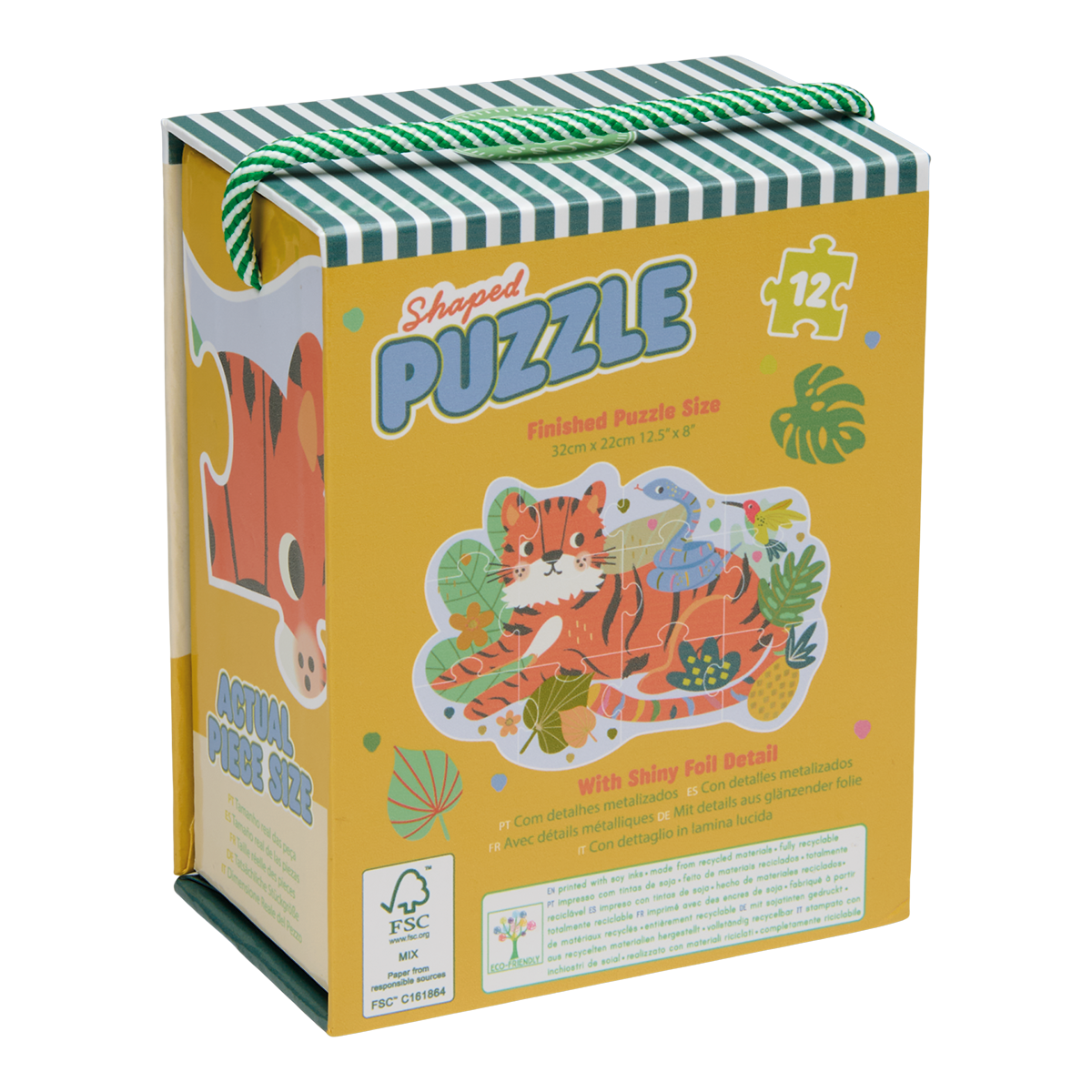 Jungle 12pc Shaped Puzzle