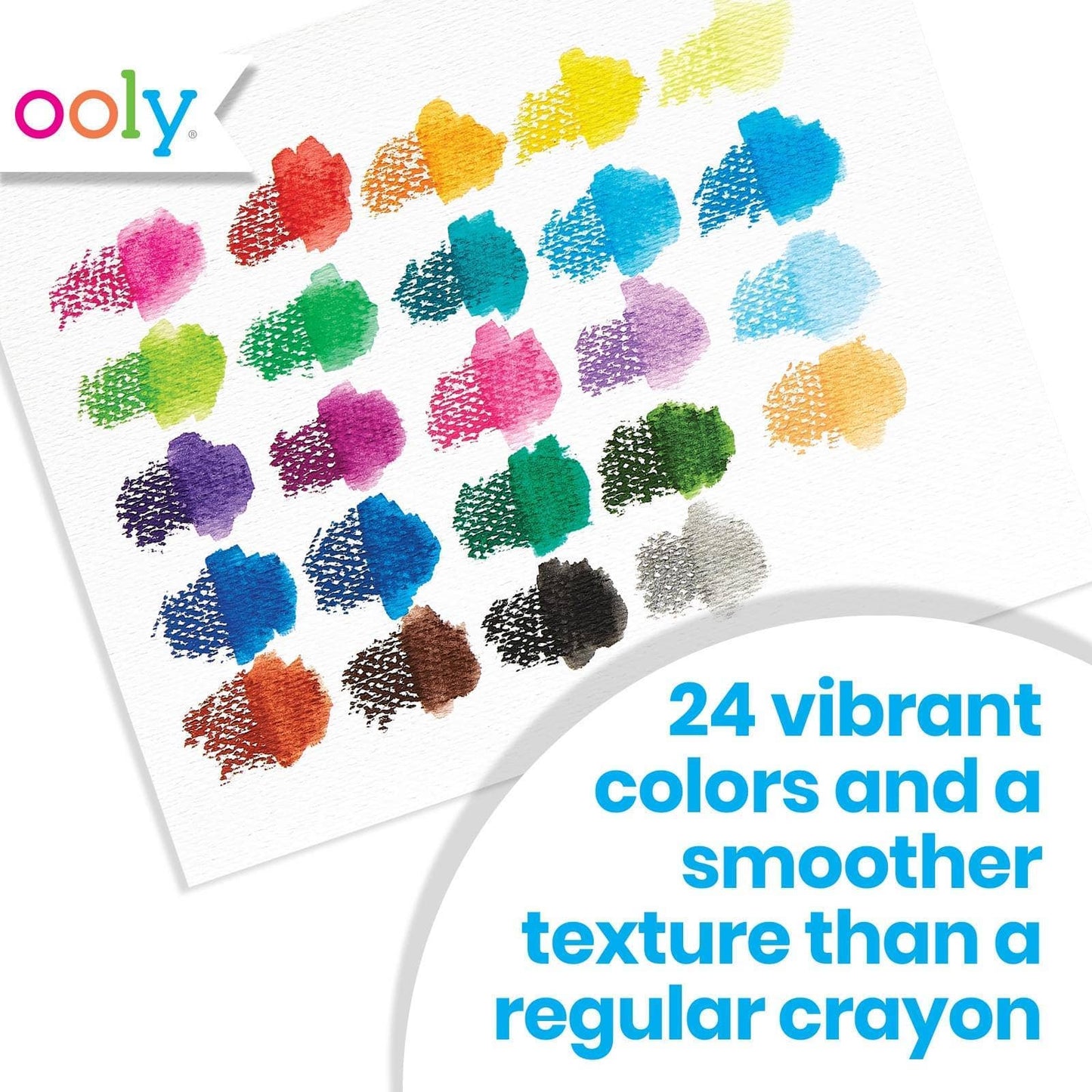 Ooly Smooth Stix: Watercolor Gel Crayons (7 PC Set)