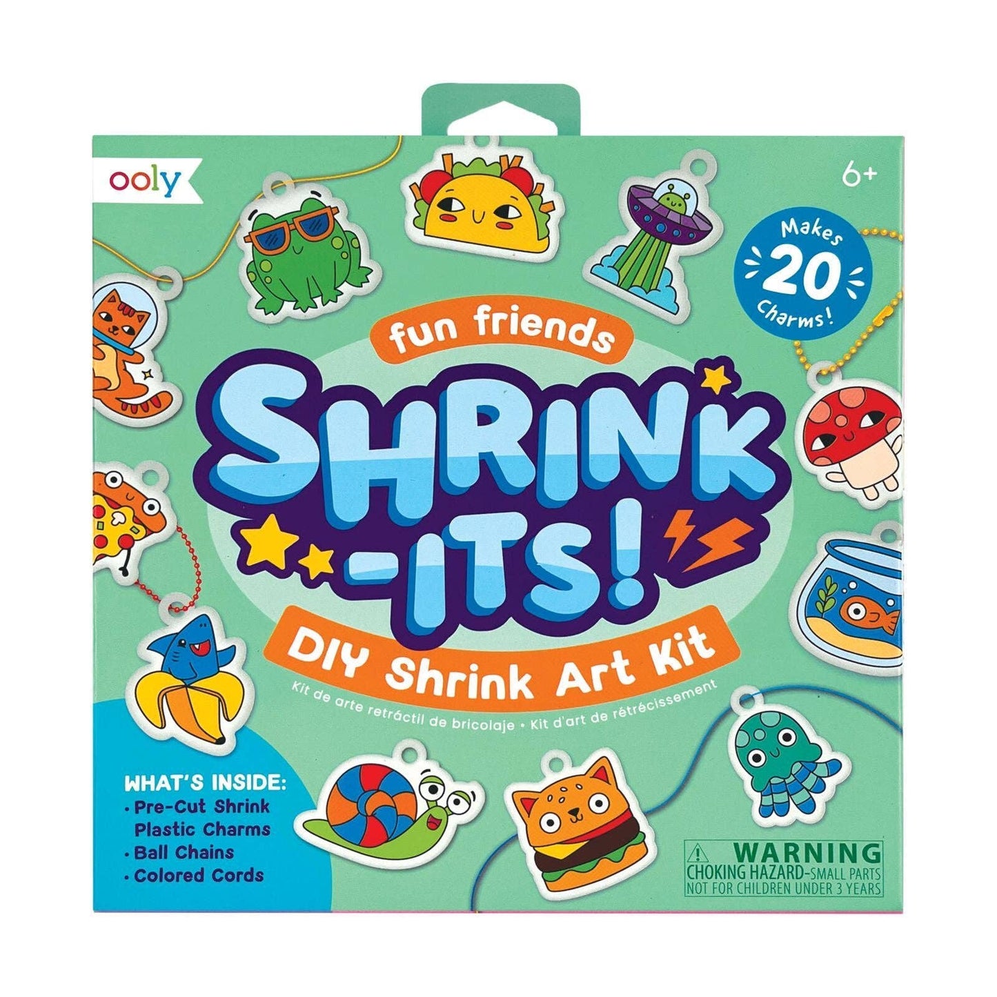 Ooly Shrink-Its!: D.I.Y. Shrink Art Kit - Fun Friends