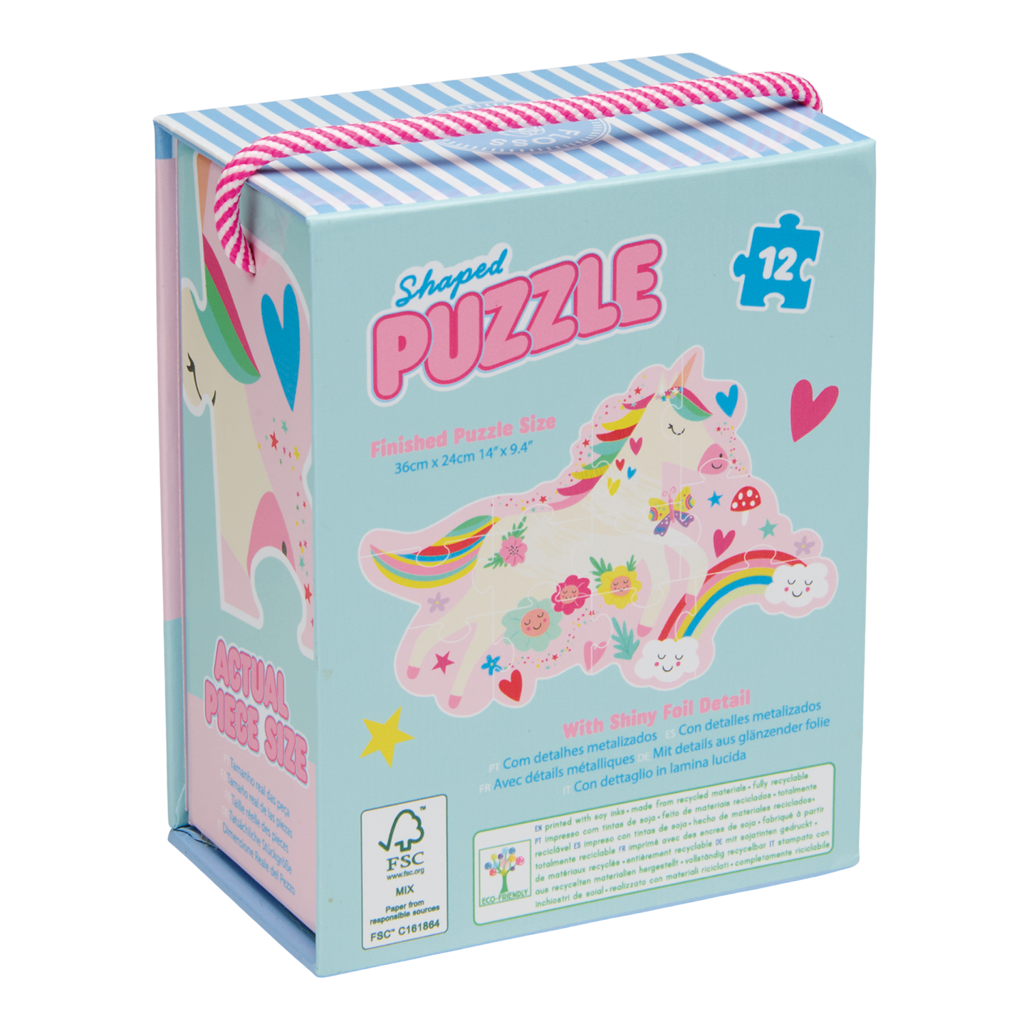 Rainbow Fairy 12pc Shaped Puzzle