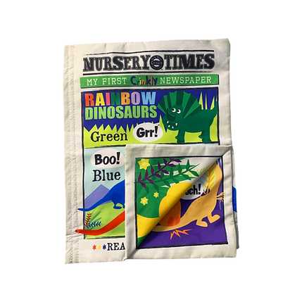 Jo & Nic's Crinkly Cloth Books - Rainbow Dinosaurs