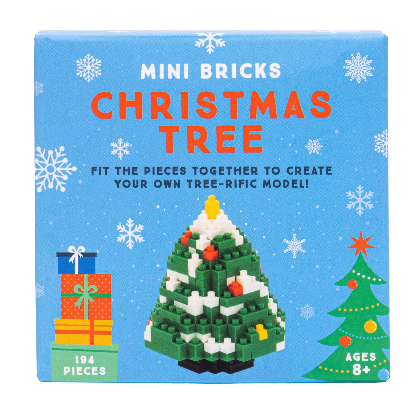 Festive Mini Bricks (Xmas Tree & Gingerbread Man)-Mixed Pack