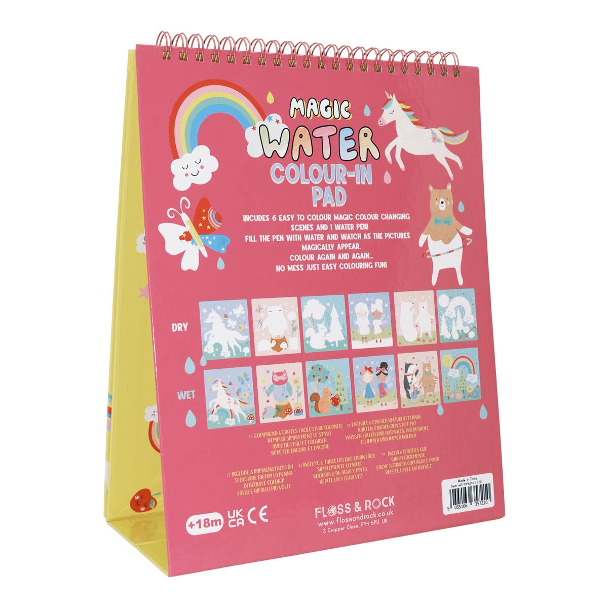 Magic Colour Changing Watercard Easel and Pen - Rainbow