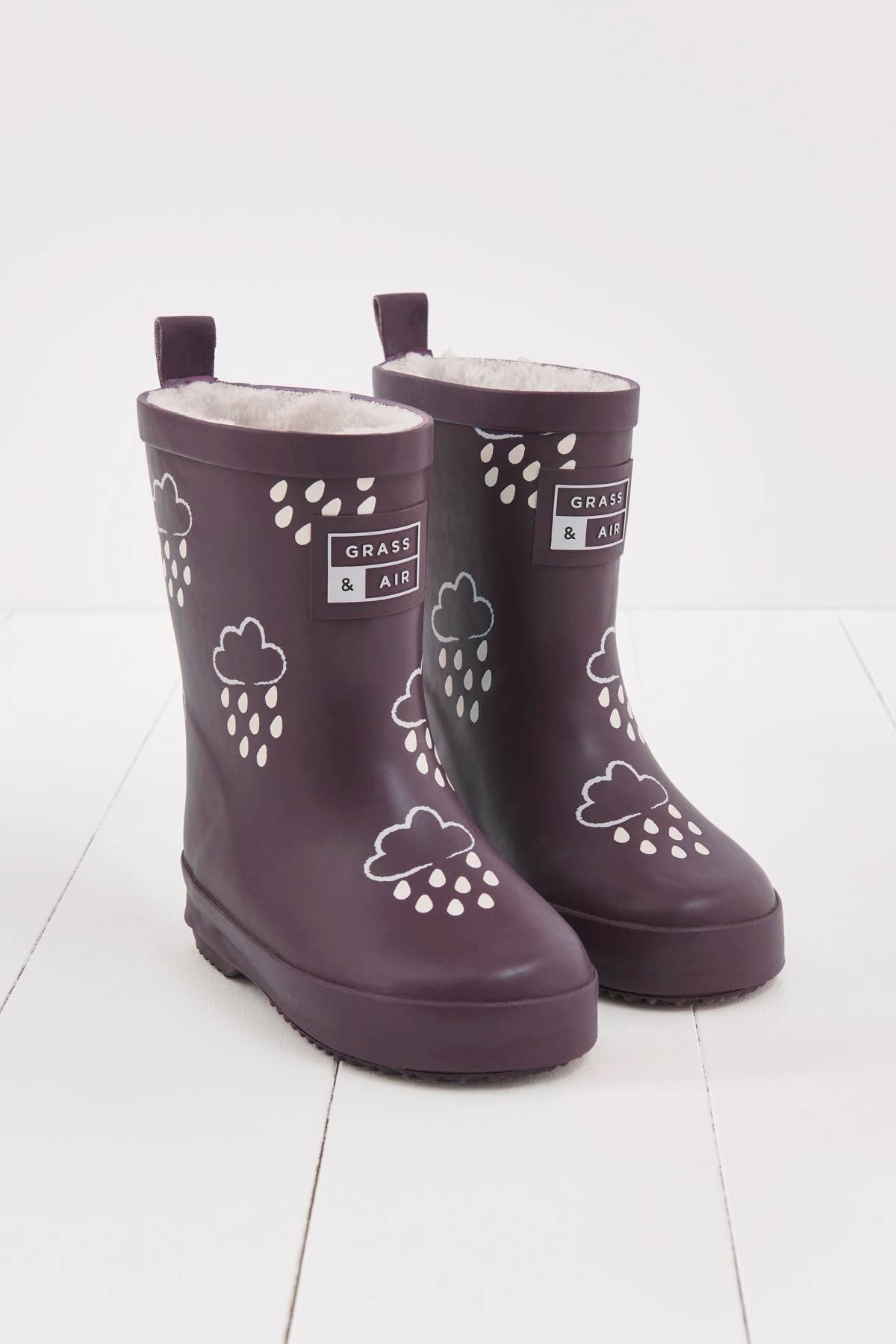 Amethyst Purple Colour-Changing Kids Wellies