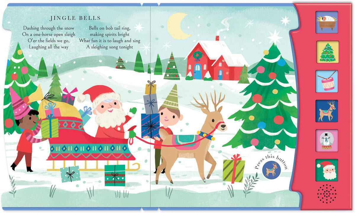 Christmas Songs - Children's 6 Button Sound Book