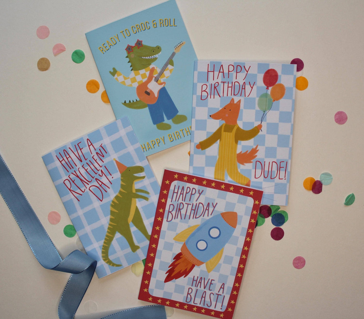 Fox Birthday Card for Boys – Happy Birthday Dude, Skateboard