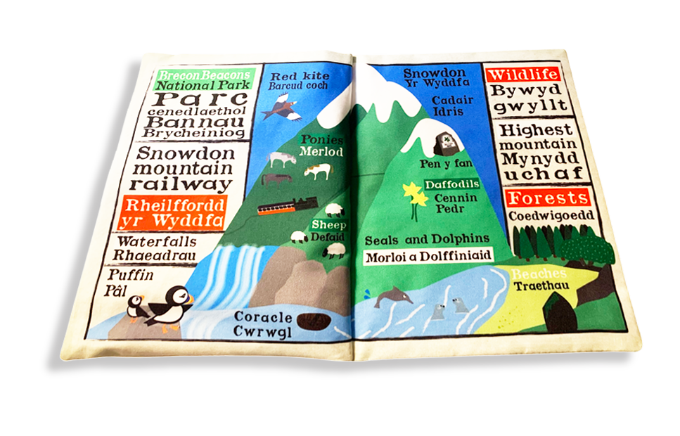 Jo & Nic's Crinkly Cloth Books - Wales