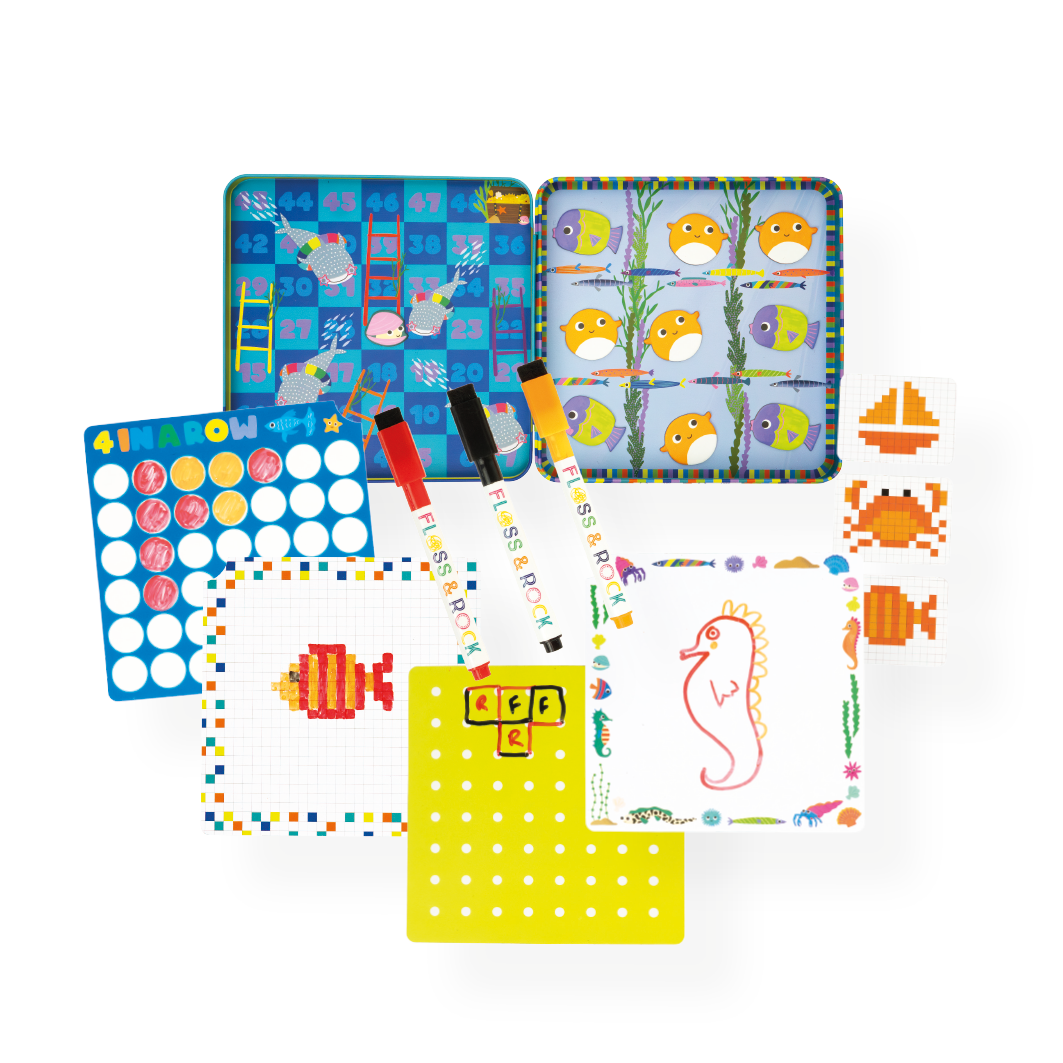 Magnetic Fun & Games Tin - Ocean