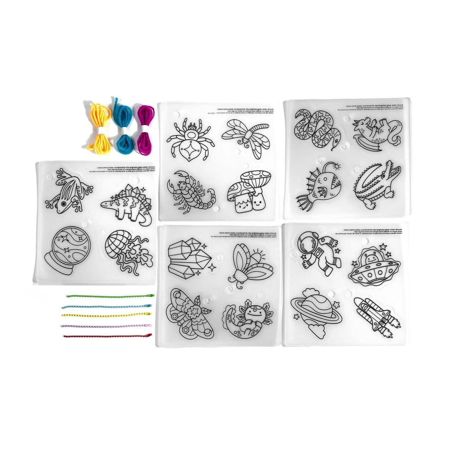 Ooly Shrink-It's DIY Shrink Art Kit-Glow Buddies