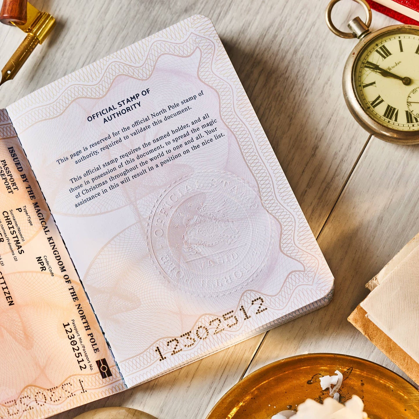 Santa Claus Christmas Passport