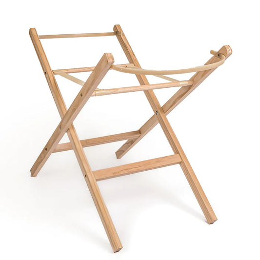 Self Assembly Wooden Folding Moses Basket Stand