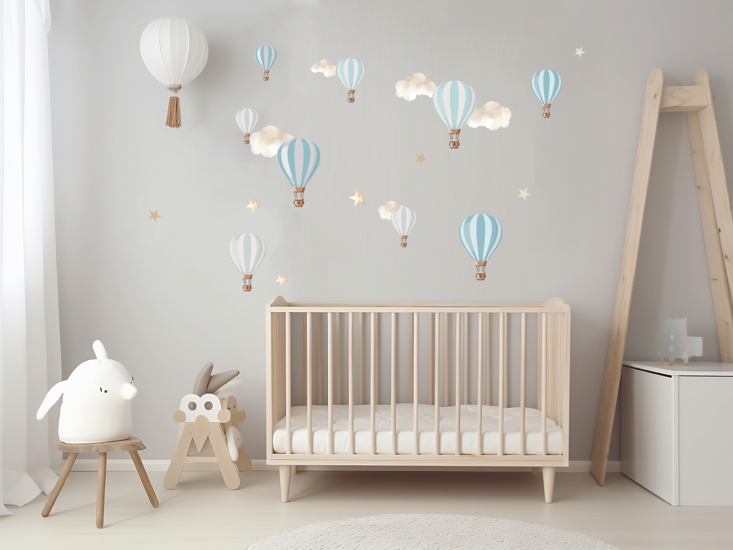 Hot Air Balloon Wall Art Stickers