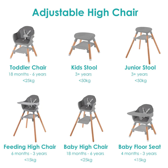 6in1 Eat & Play High Chair