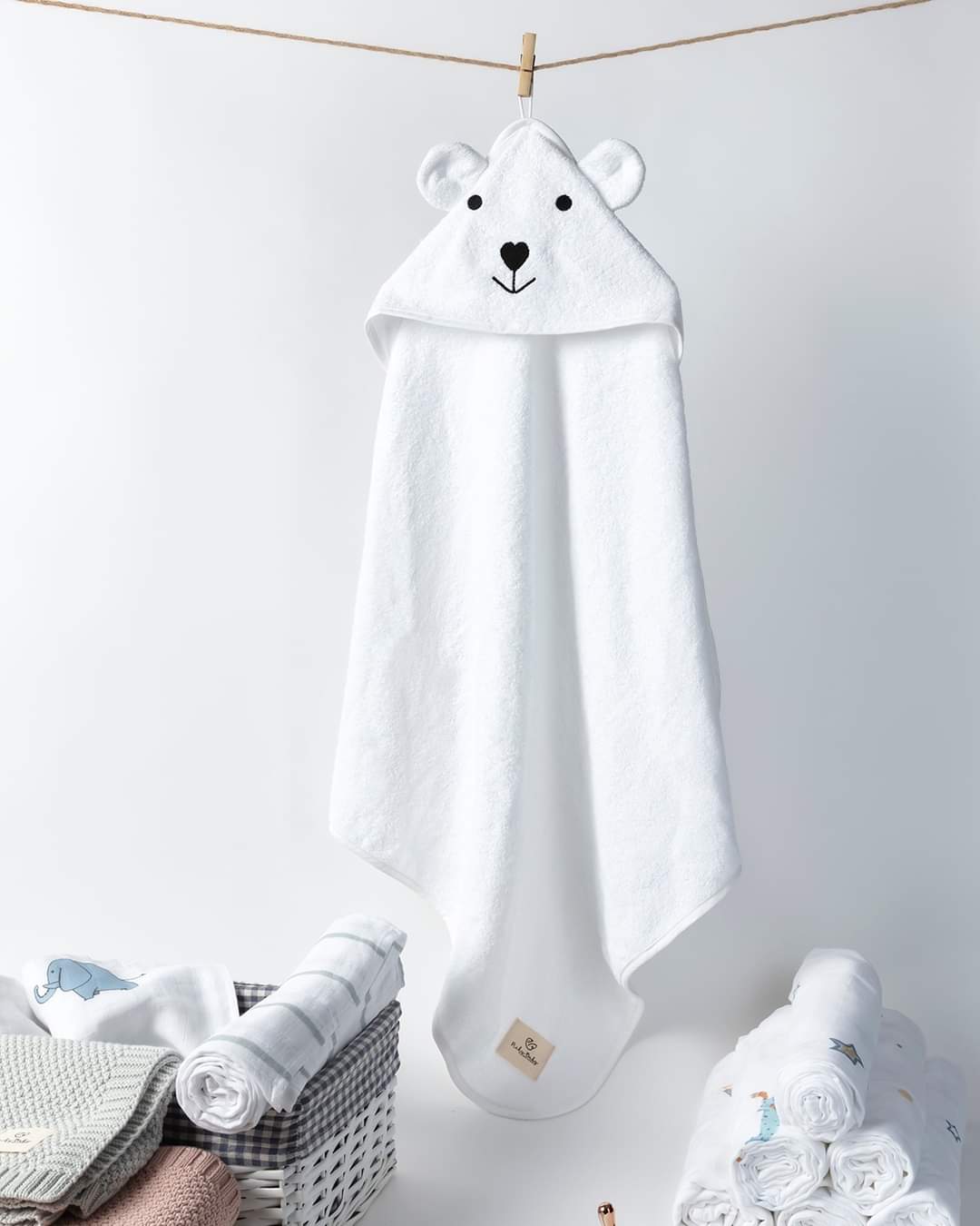 100% Organic Cotton Hooded Towel