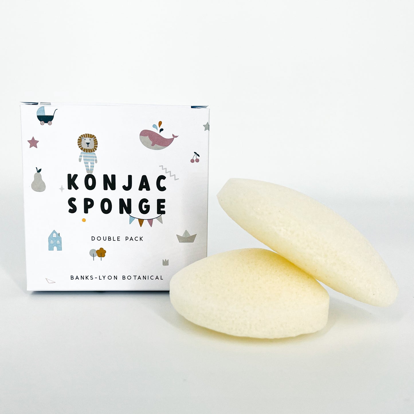 Konjac Sponge – Double Pack